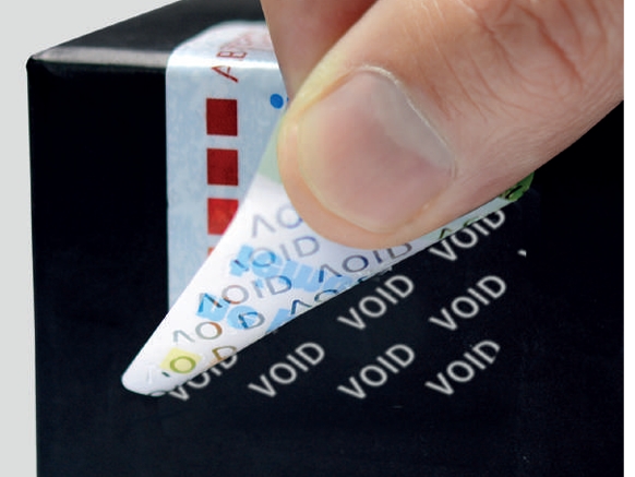 Étiquettes de sécurité VOID inviolables et anti-falsification