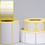 étiquettes adhésives en bobines thermiques velin PP